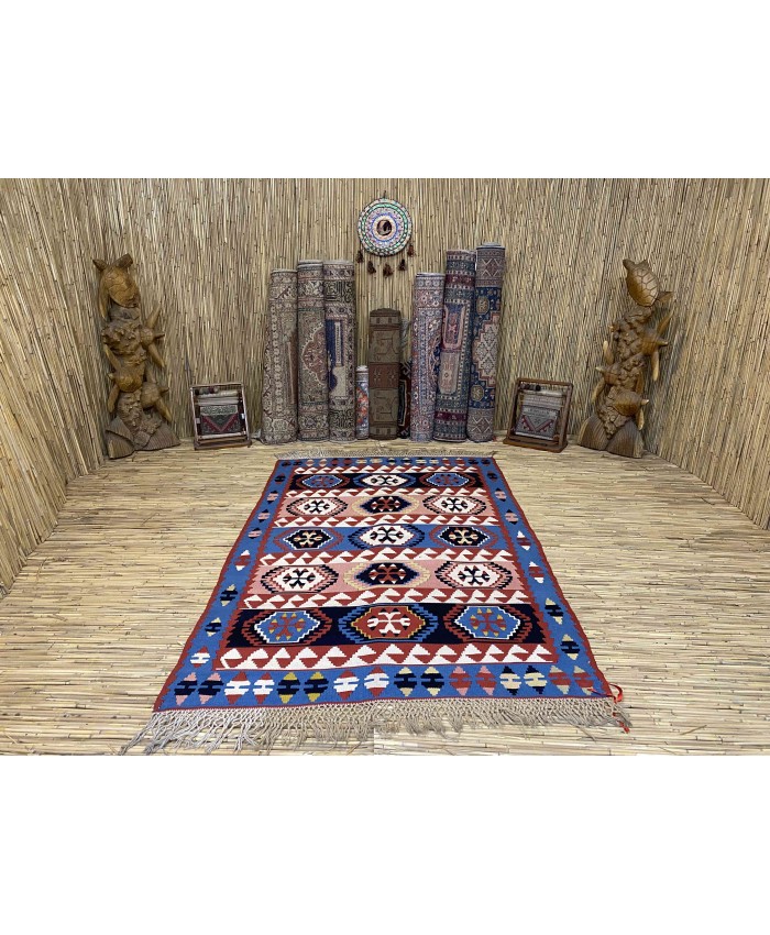 Handmade Turkish Kayseri Acrylic Original Kilim – FREE SHIPPING..!